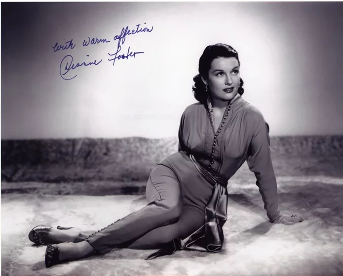 Dianne Foster autograph