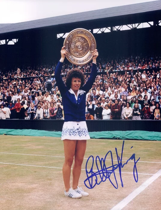 Billie Jean King autograph