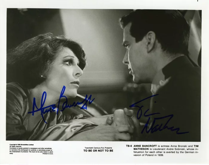 To Be Or Not To Be autograph