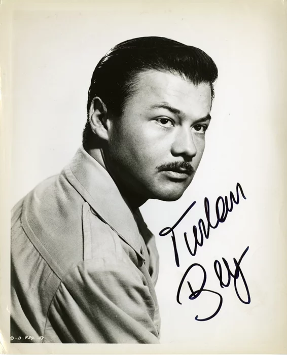 Turhan Bey autograph