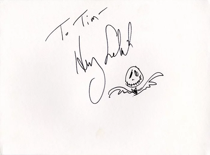 Henry Selick autograph