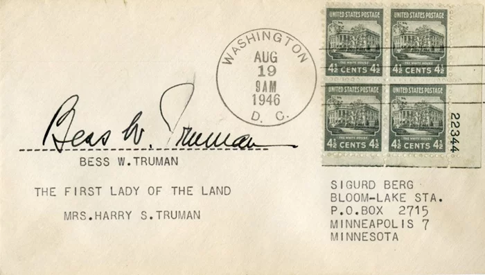 Bess Truman autograph