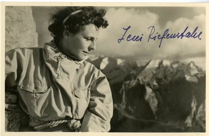 Leni Riefenstahl autograph