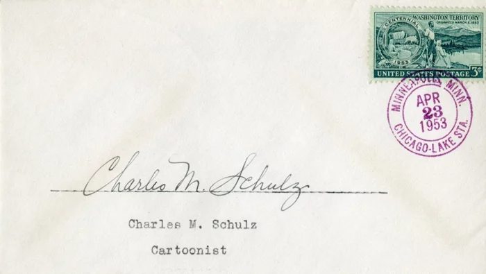 Charles M. Schulz autograph
