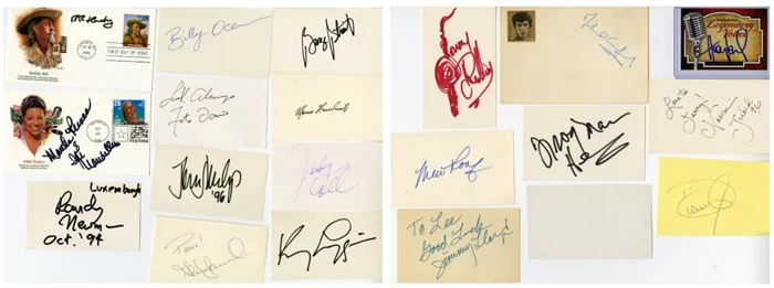 Music Signature Collection autograph