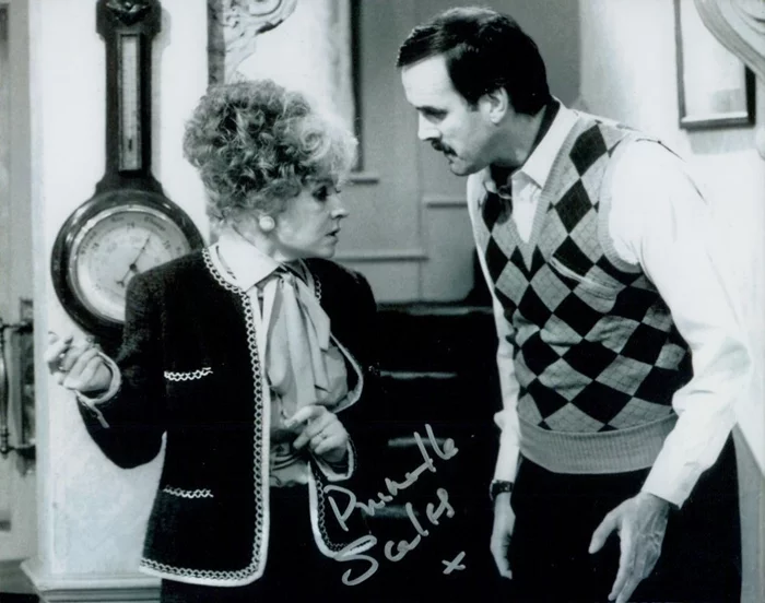 Prunella Scales autograph