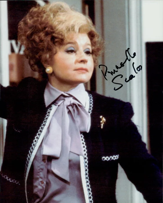 Prunella Scales autograph