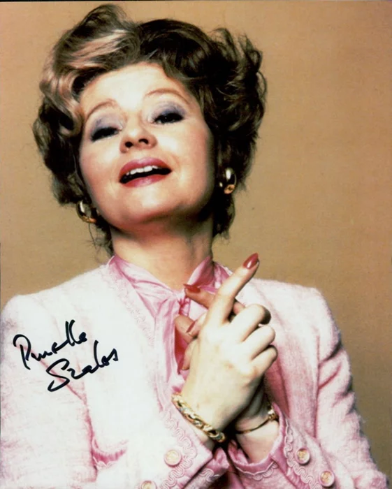Prunella Scales autograph