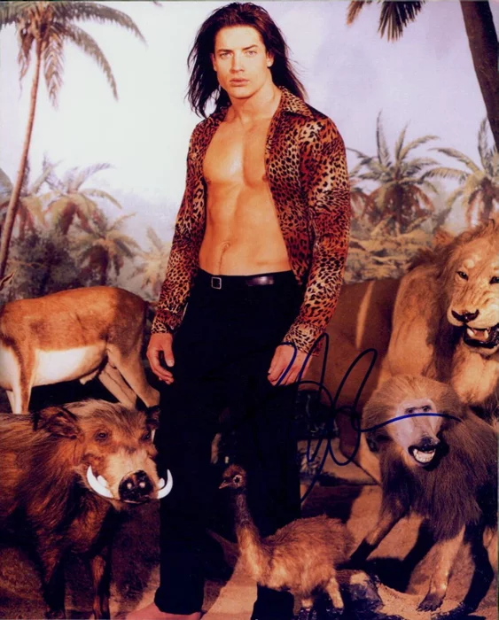 Brendan Fraser autograph