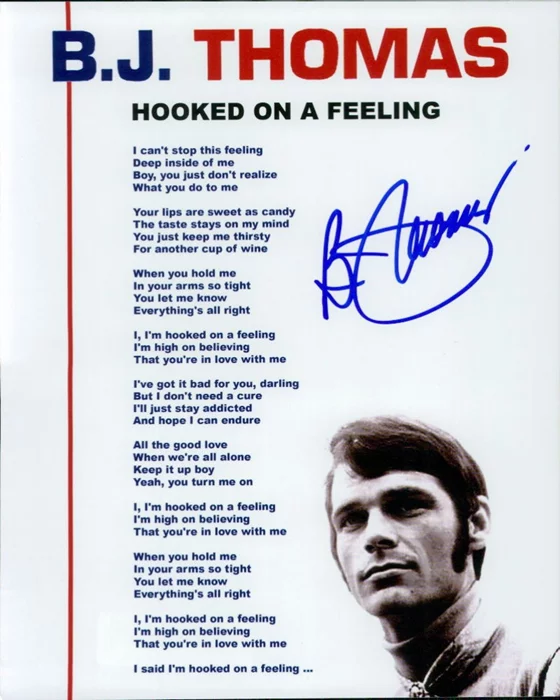 B. J. Thomas autograph