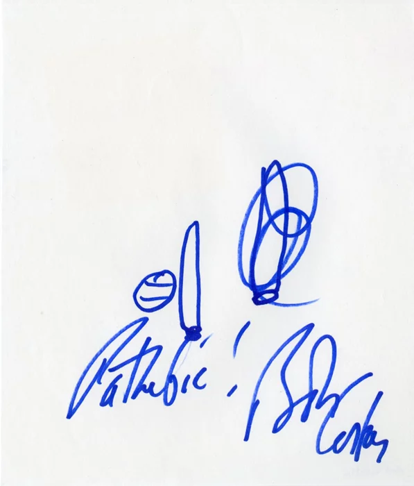 Bob Costas autograph