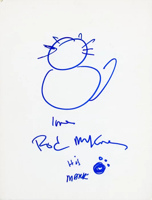 Rod McKuen autograph