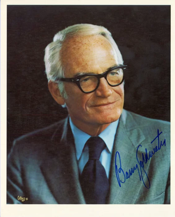 Barry Goldwater autograph