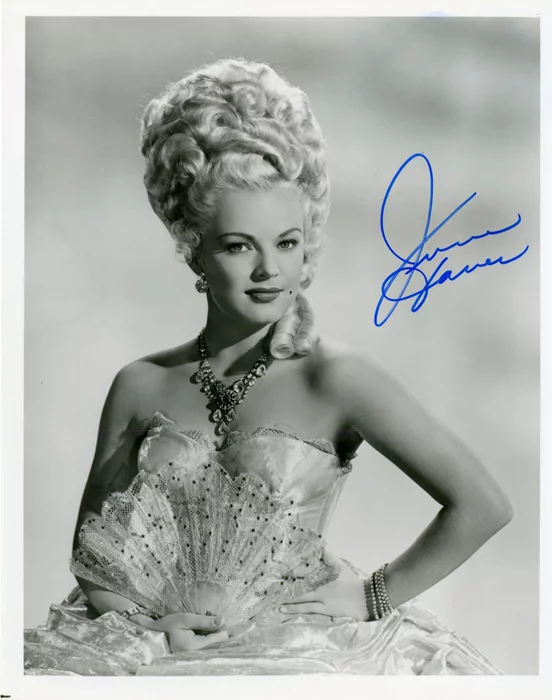 June Haver autograph
