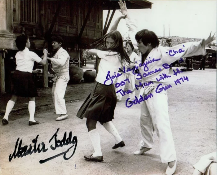 The Man With the Golden Gun autograph