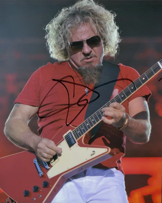 Sammy Hagar autograph