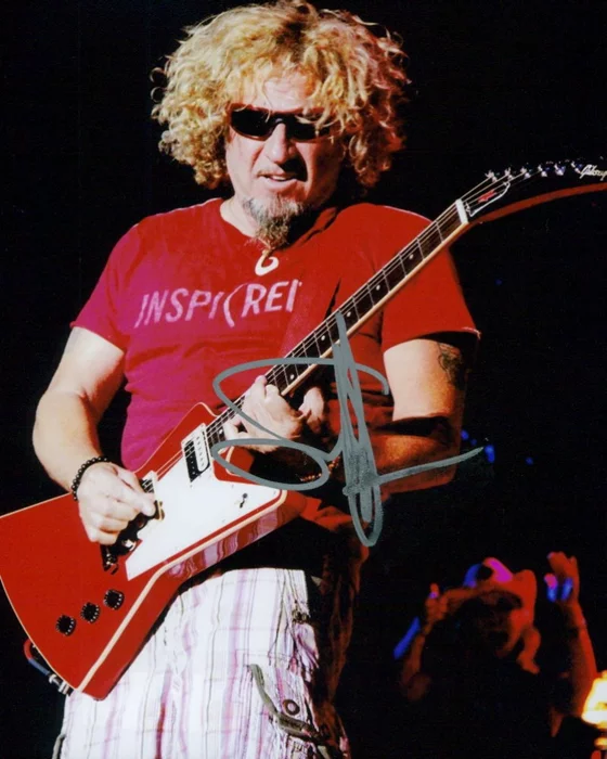 Sammy Hagar autograph
