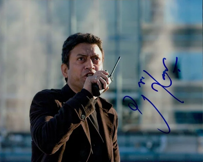 Irrfan Khan autograph