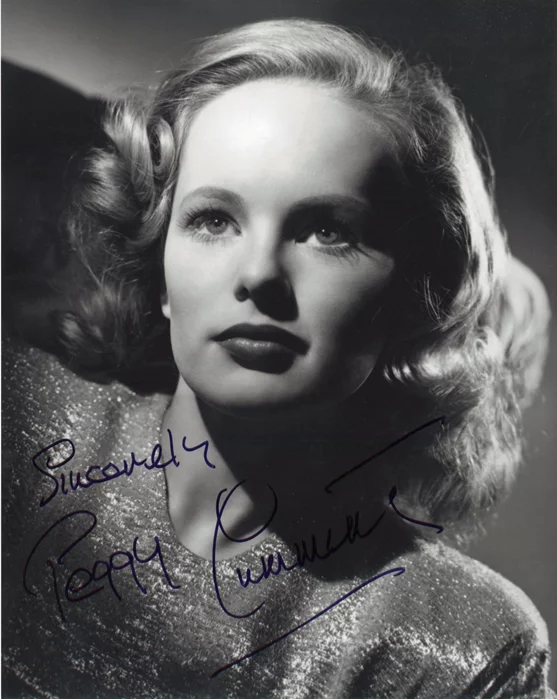 Peggy Cummins autograph