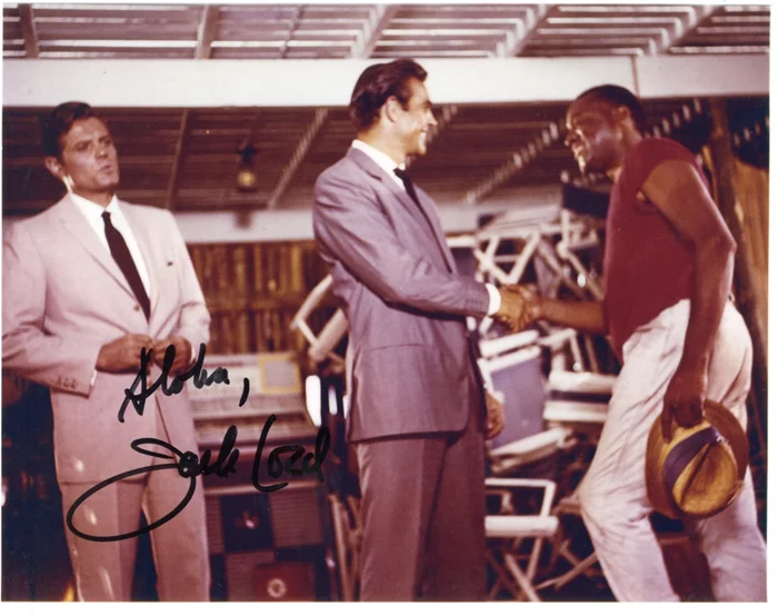 Jack Lord autograph