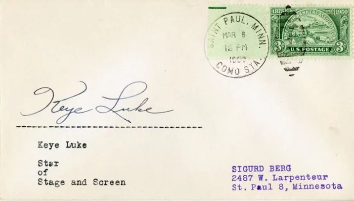 Keye Luke autograph