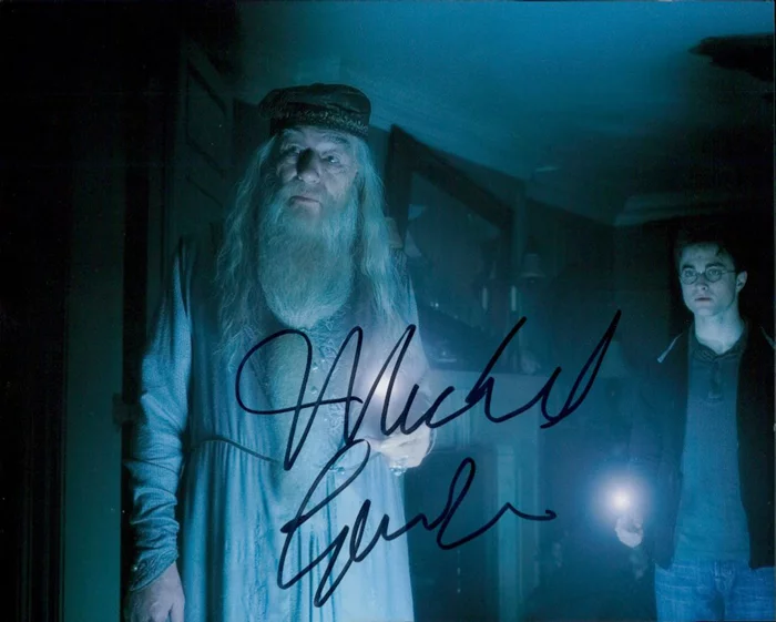 Michael Gambon autograph