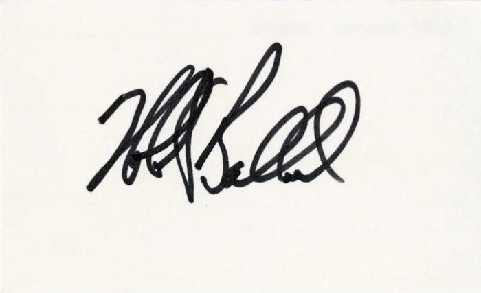 Robert Ballard autograph