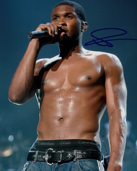 Usher autograph