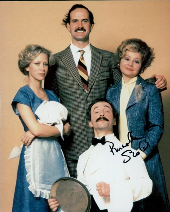 Prunella Scales autograph