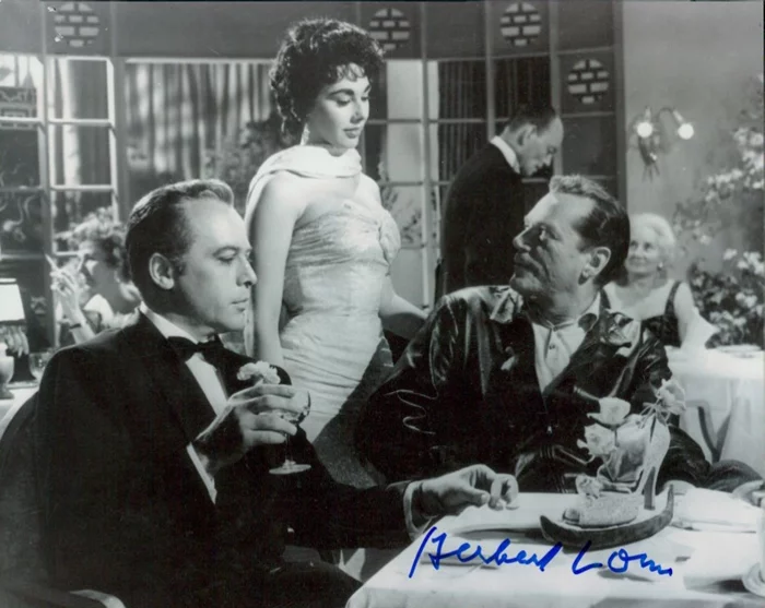 Herbert Lom autograph