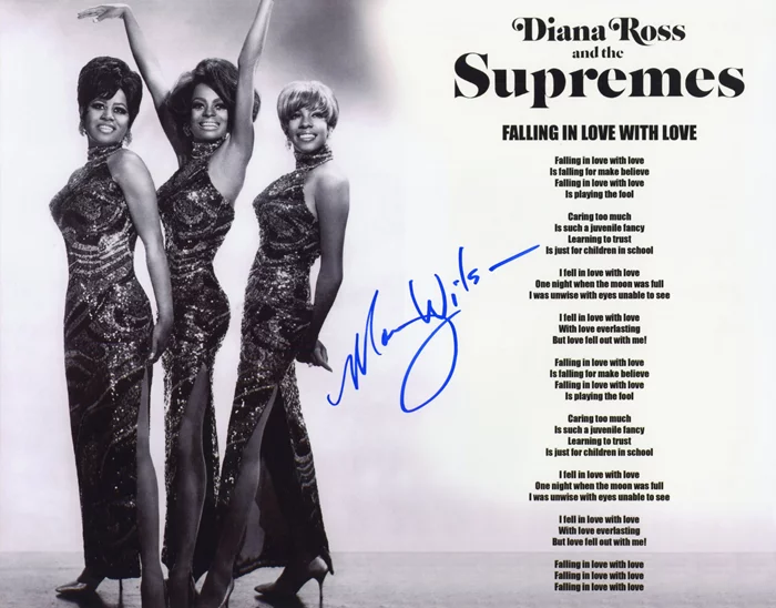 Mary Wilson autograph