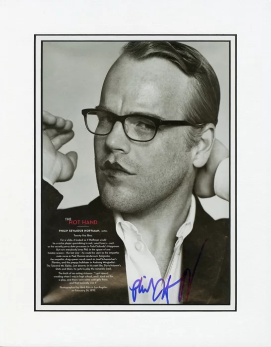 Philip Seymour Hoffman autograph