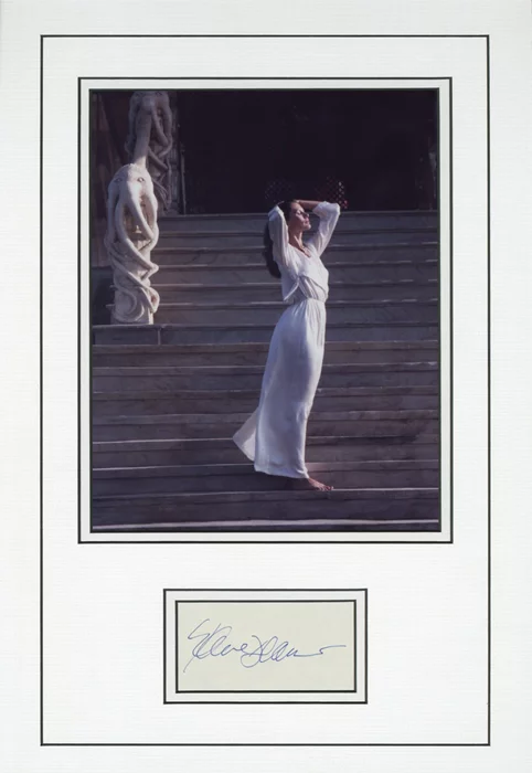 Maud Adams autograph