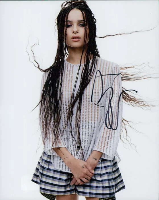 Zoe Kravitz autograph