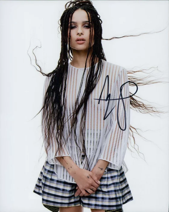 Zoe Kravitz autograph