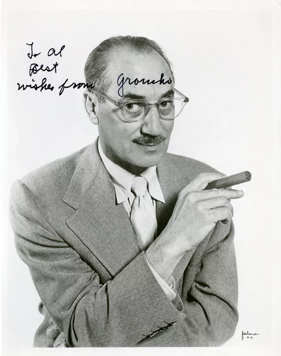 Groucho Marx autograph