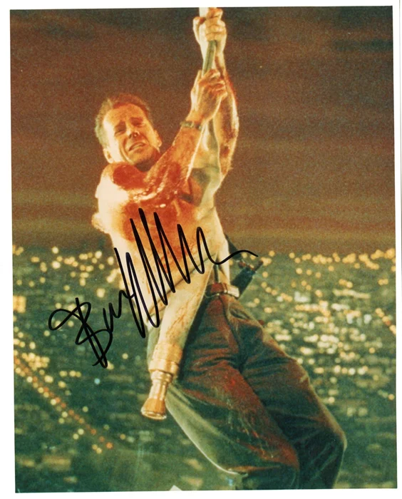 Bruce Willis autograph
