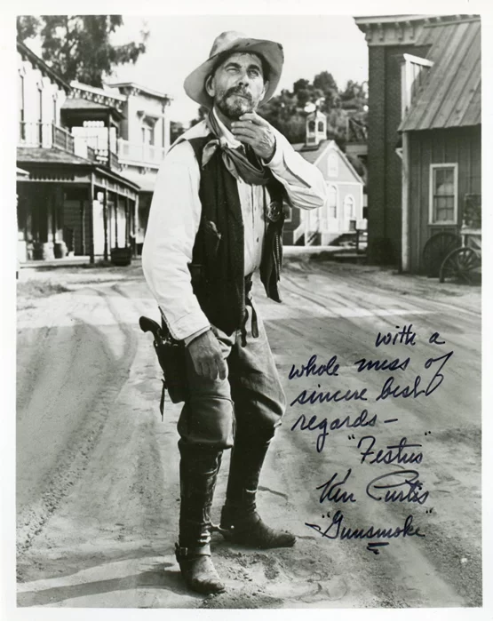 Ken Curtis autograph