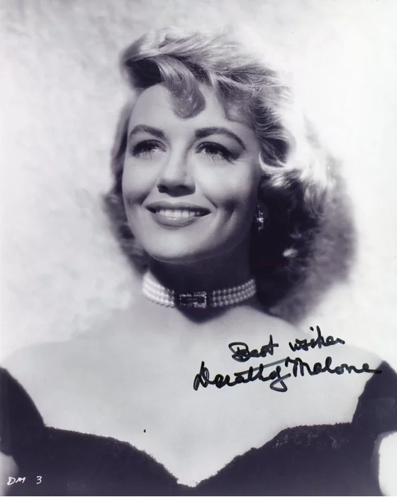 Dorothy Malone autograph