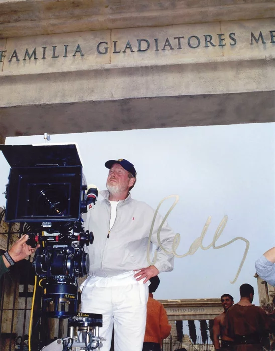 Ridley Scott autograph