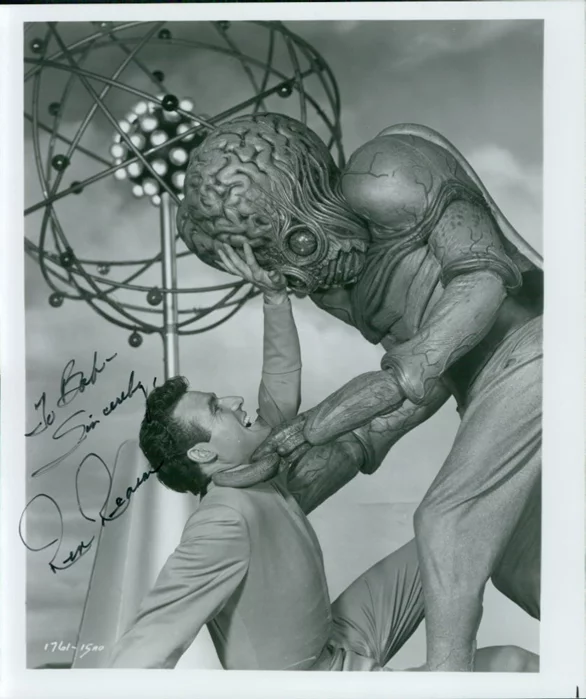 Rex Reason autograph