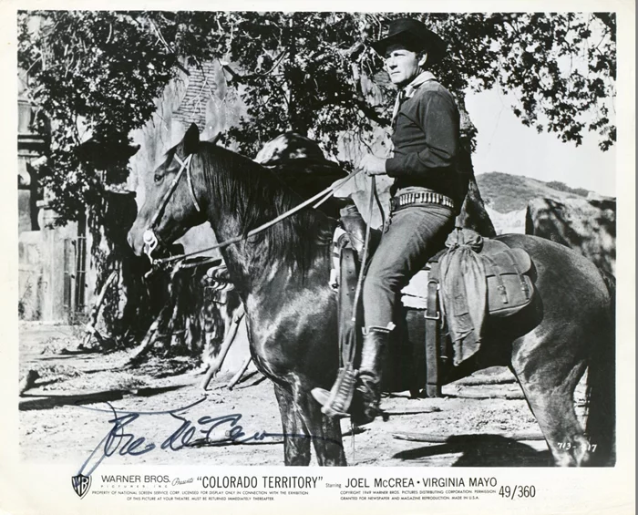 Joel McCrea autograph