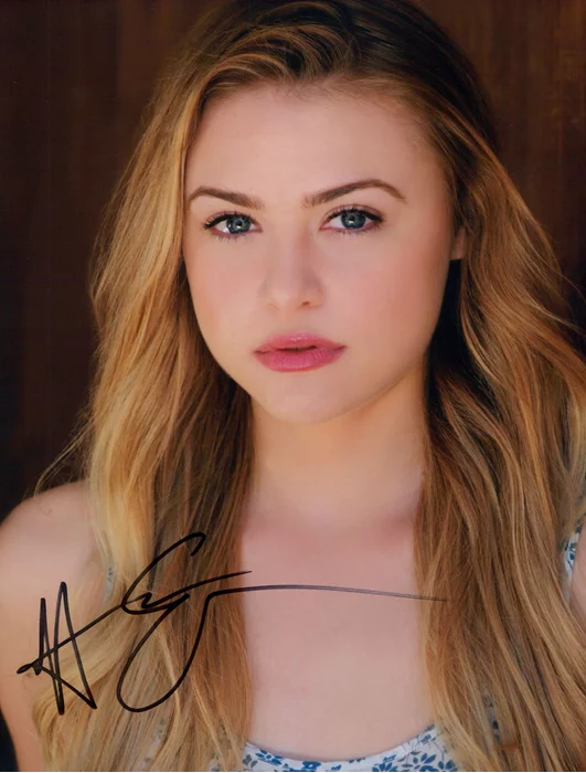 Hayley Erin autograph