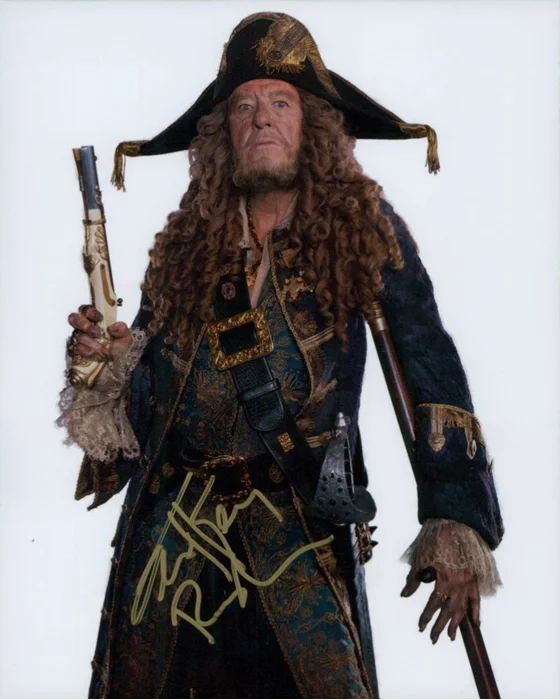 Geoffrey Rush autograph