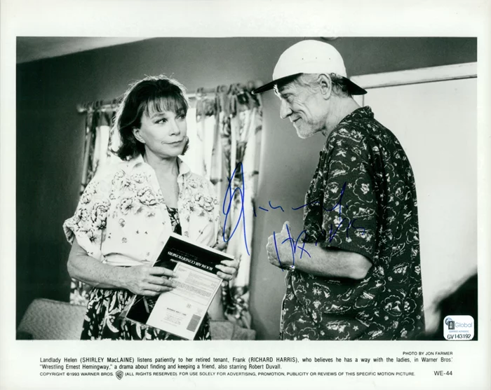 Richard Harris autograph