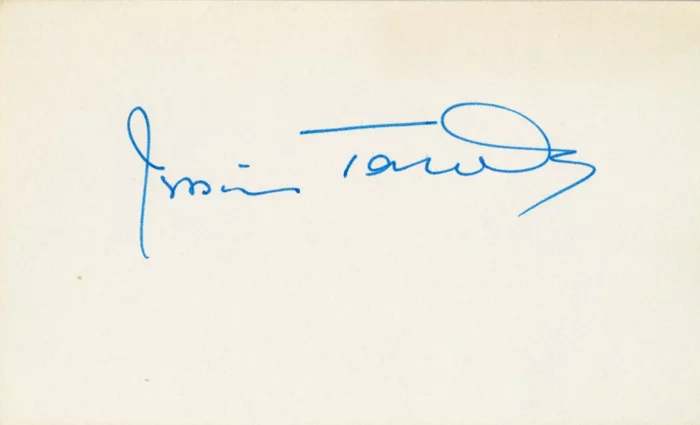 Jessica Tandy autograph