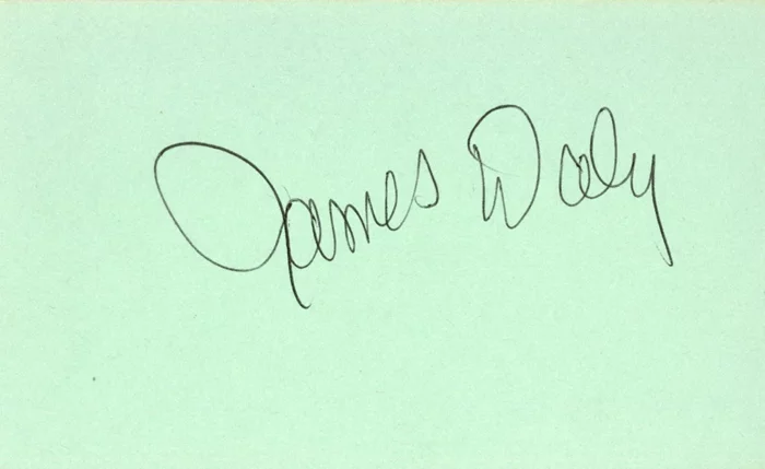 James Daly autograph