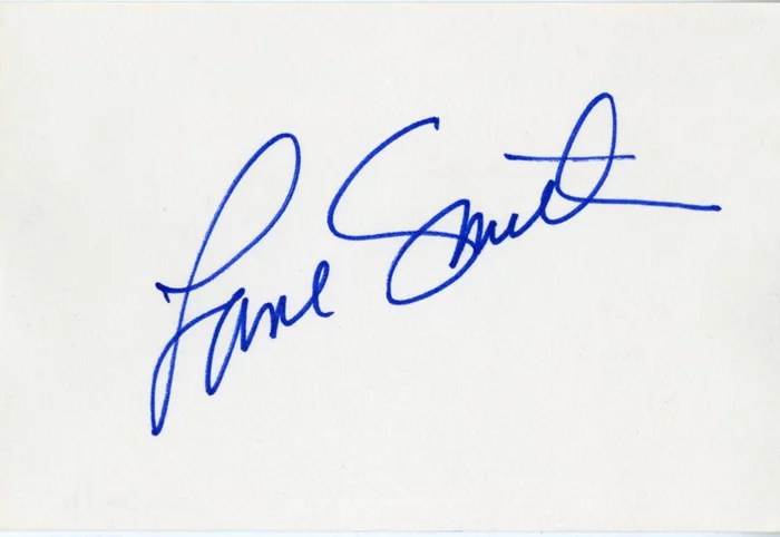 Lane Smith autograph