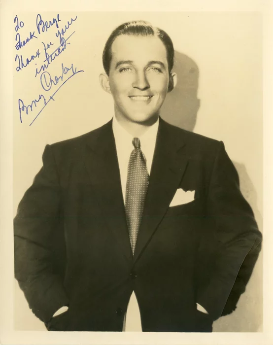 Bing Crosby autograph