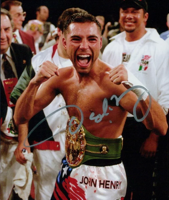 Oscar De La Hoya autograph